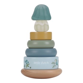 Little Dutch Forest Friends Rocking Ring Stacker inele inserabile - imagine 2